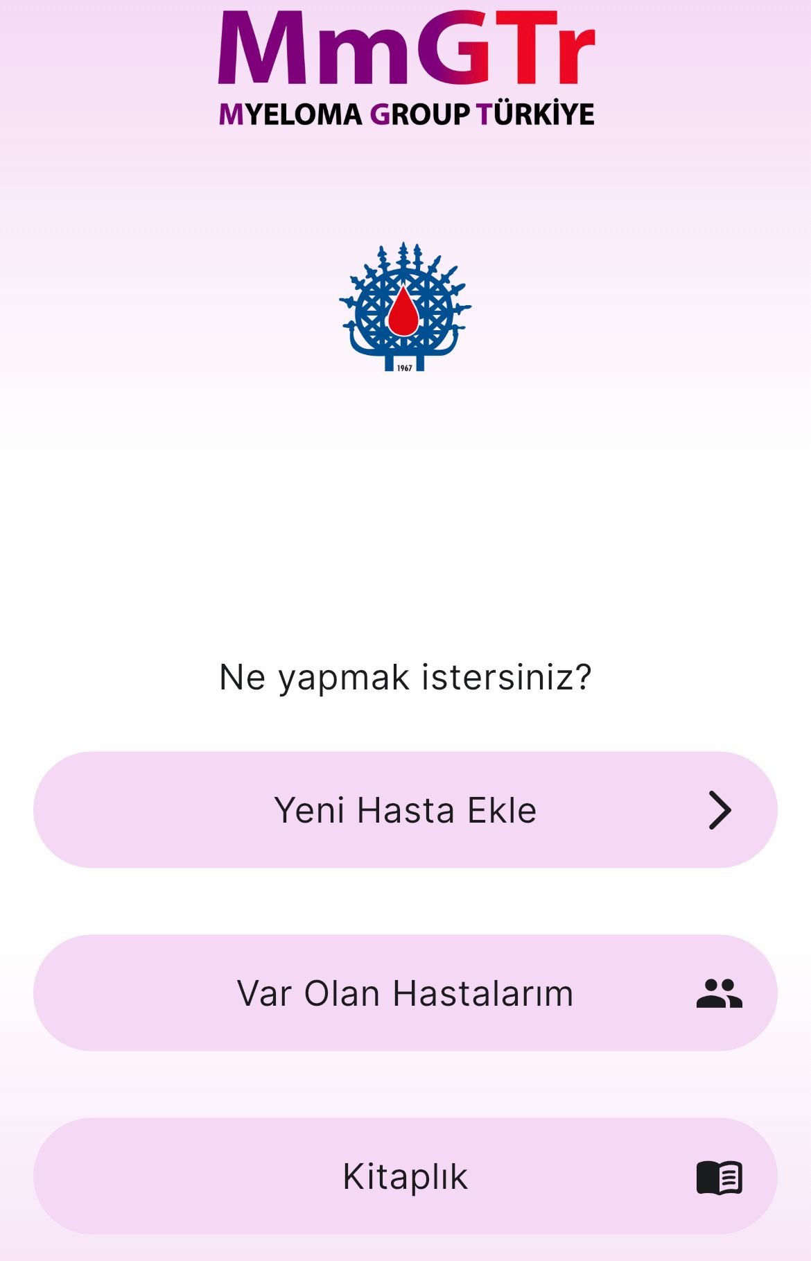 TMCG Mobil Uygulama Arayüzü